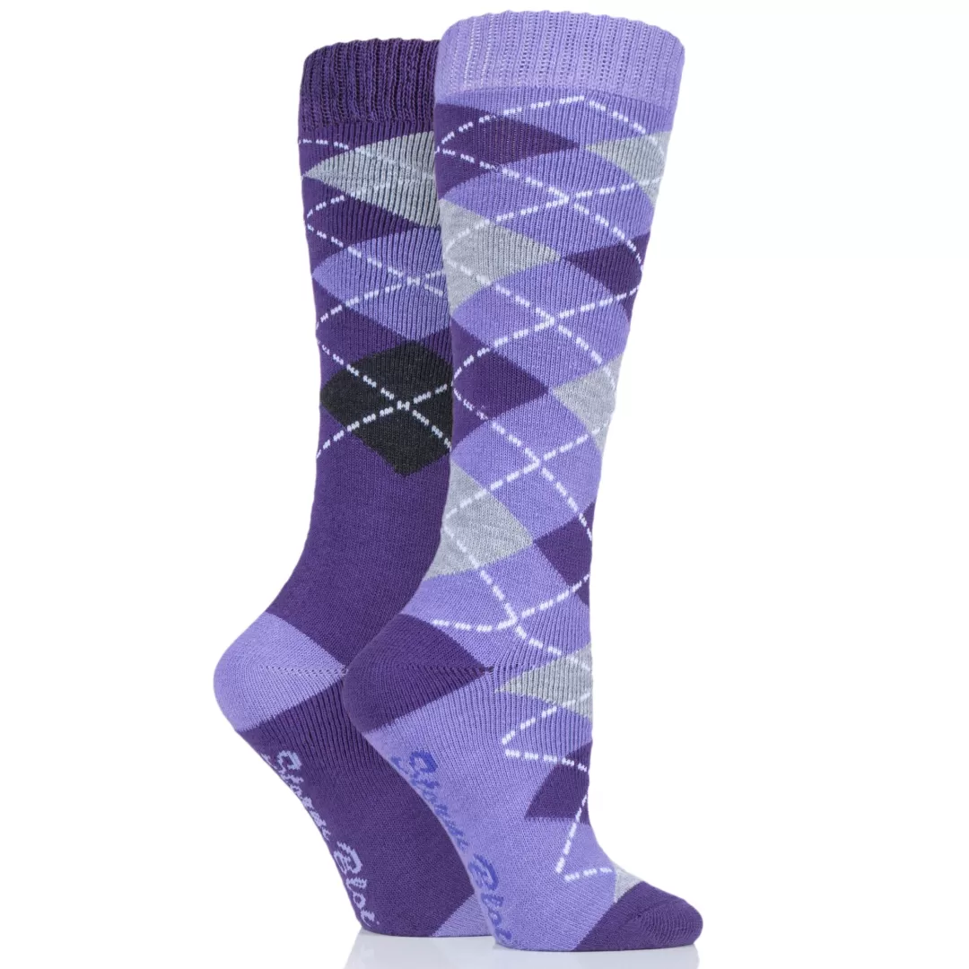 Storm Bloc Ladies Argyle Taunton Long Socks