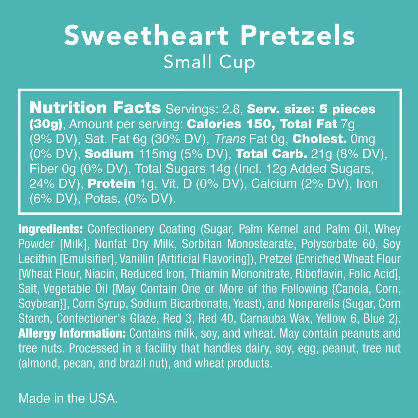 Sweetheart Pretzels