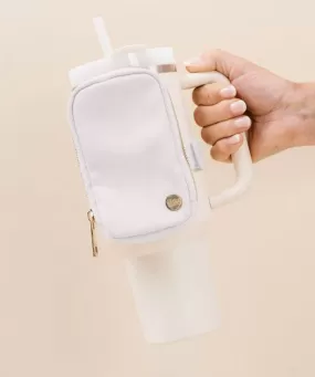 Tumbler Fanny Pack - White