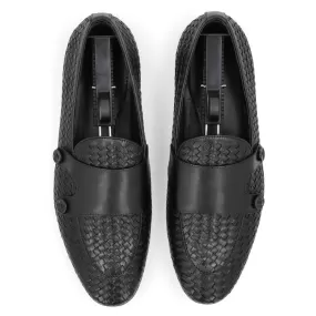 Unique Patterned Double Monks-Black