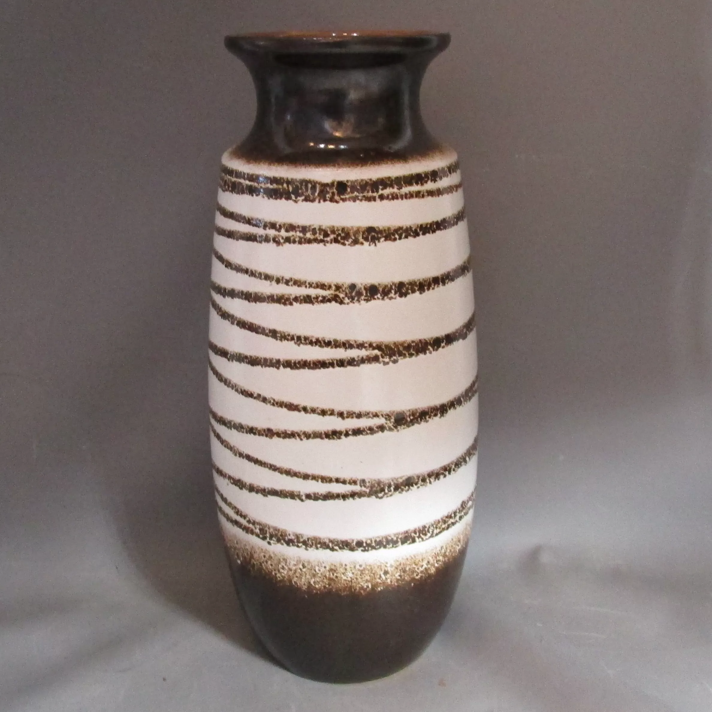 West German Pottery Vase Mid Century Vintage c1950