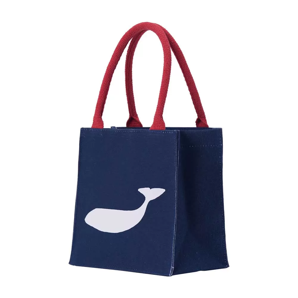 Whale Navy Reusable Itsy Bitsy Gift Bag