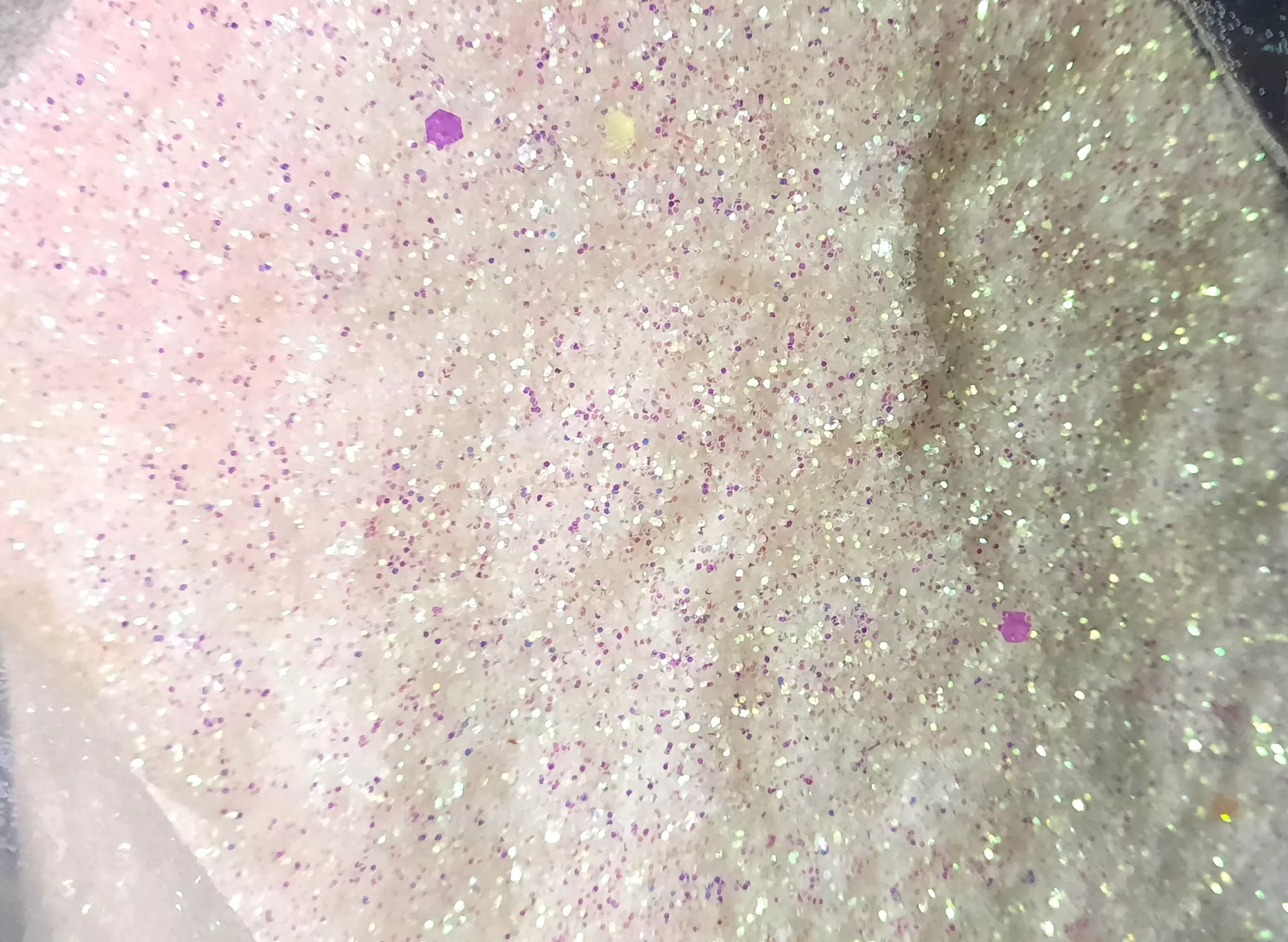 White Fairy Fine Holographic Glitter used  in Decoupage Art ,Resin art , Jewellery Crafts,Candle Making and Nail Art