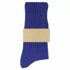 Women Crew Socks - Bright Blue