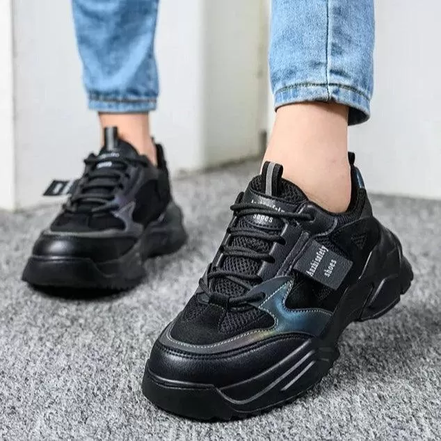 Women's Casual Shoes - LCS881 Breathable Safety Sneakers