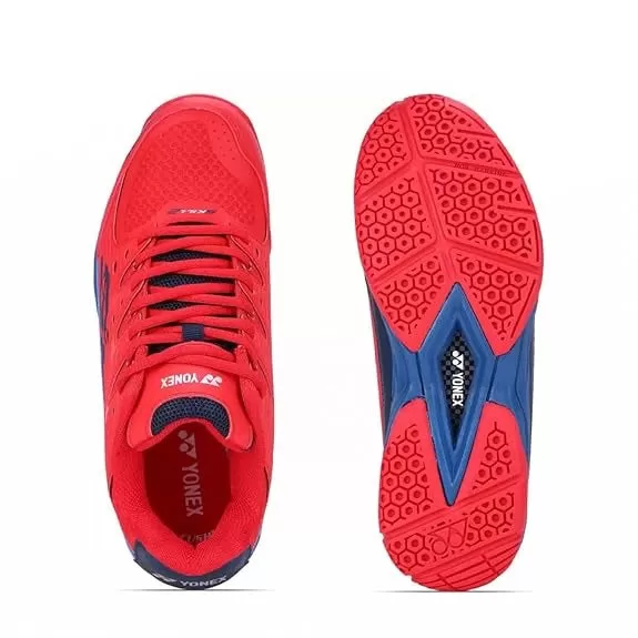 Yonex Tour Skill 2 Badminton Shoe - Poppy Red/Cobalt