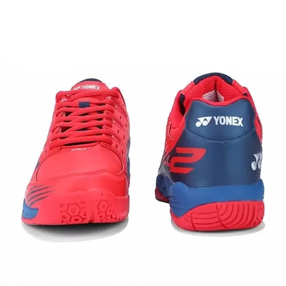 Yonex Tour Skill 2 Badminton Shoe - Poppy Red/Cobalt