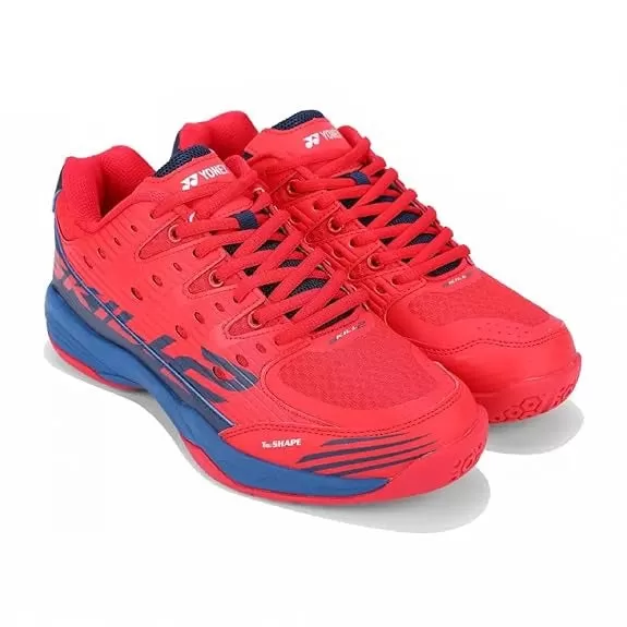 Yonex Tour Skill 2 Badminton Shoe - Poppy Red/Cobalt